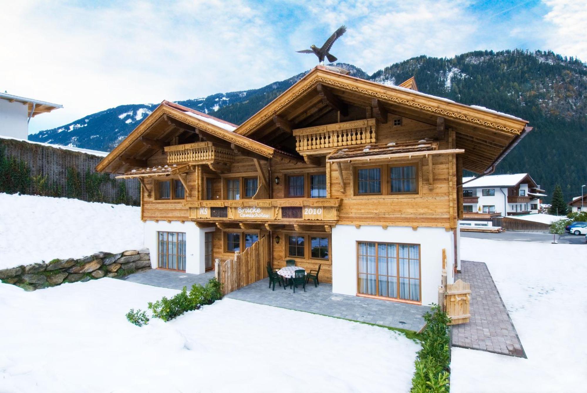 Alpenchalet Bruecke Mayrhofen Bagian luar foto